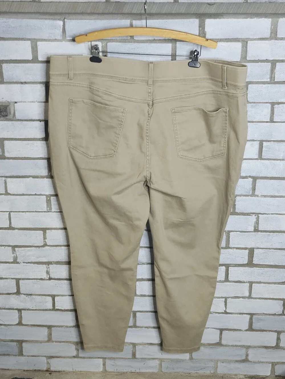 NWT Terra & Sky Women's Pull-On High-Rise Skinny Jeggings Plus Size 4X Brown - Picture 3 of 11